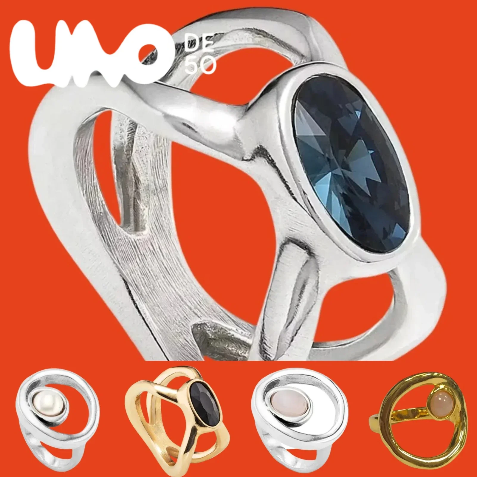 UNOde50 2025 Statement Jewelry | 24K Silver-Gold Ring | Luxe Vibe, Budget-Friendly Price
UNOde50 2025 Statement Jewelry | 24K Silver-Gold Ring | Luxe Vibe, Budget-Friendly Price