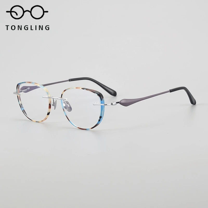 Модные женские квадратные оправы овальной формы «кошачий глаз» со съемной петлей, мужские безрамочные очки могут быть оснащены линзами по рецепту.
Модные женские квадратные оправы овальной формы «кошачий глаз» со съемной петлей, мужские безрамочные очки могут быть оснащены линзами по рецепту.