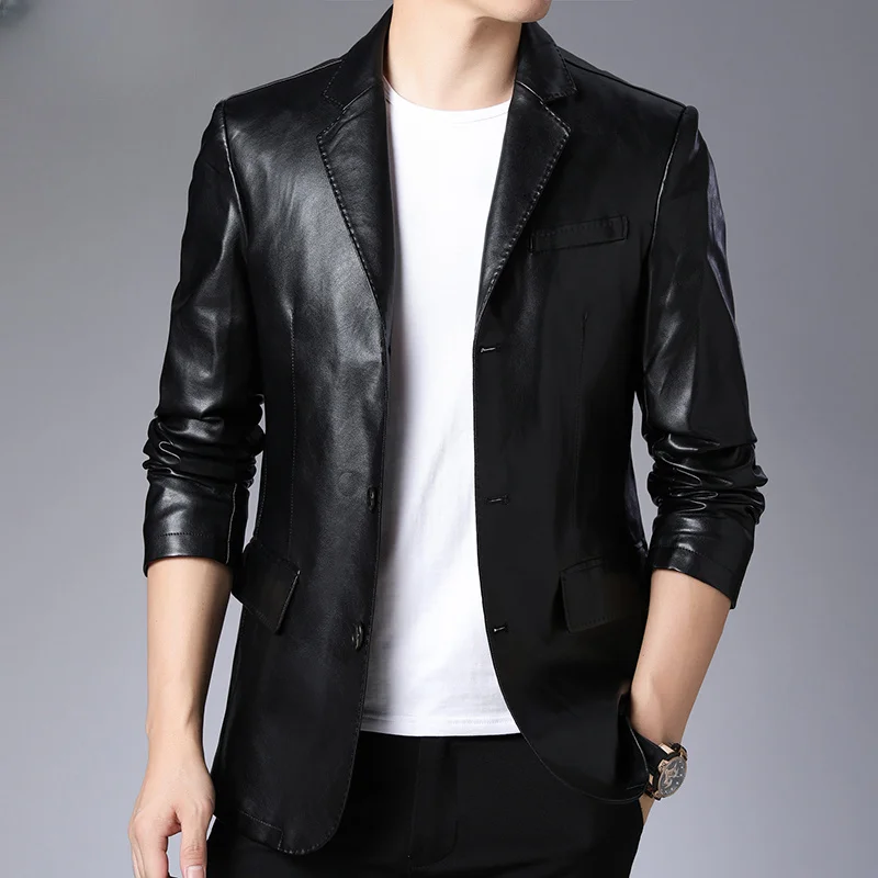 Genuine Leather Jackets for Men 2023 Autumn Casual Soft Jacket Single-breasted Coats Fashion Slim Male Coat Jaquetas
Genuine Leather Jackets for Men 2023 Autumn Casual Soft Jacket Single-breasted Coats Fashion Slim Male Coat Jaquetas