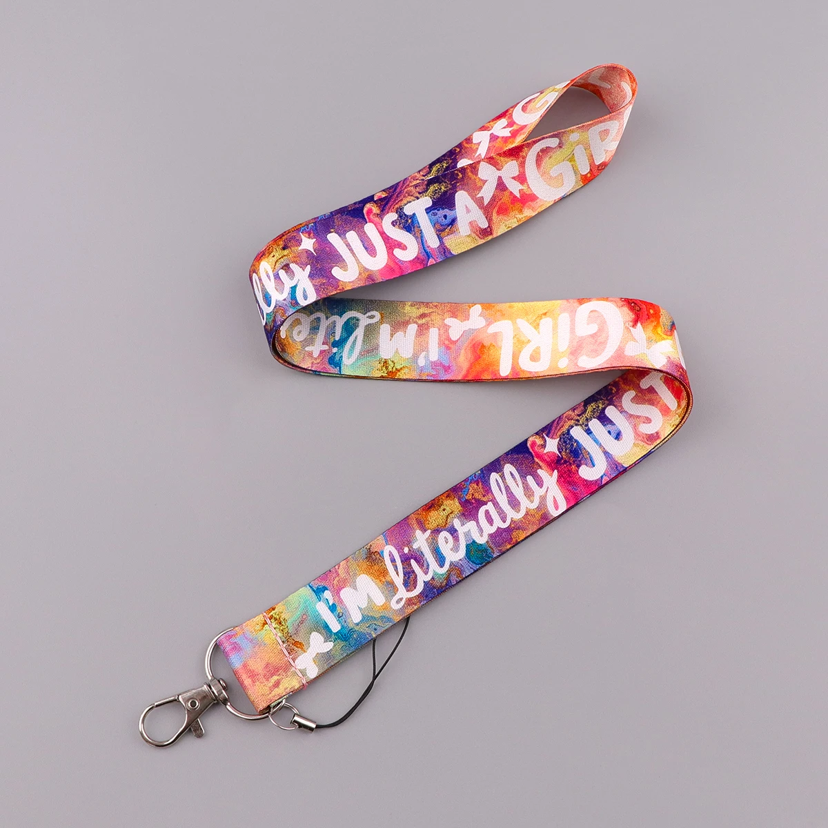 I'M literally ,JUST A GIRL Mobile Phone Lanyard Neck Strap Lanyard for ID Card Holder Keys Keychain Hanging Rope Phone Strap
I'M literally ,JUST A GIRL Mobile Phone Lanyard Neck Strap Lanyard for ID Card Holder Keys Keychain Hanging Rope Phone Strap