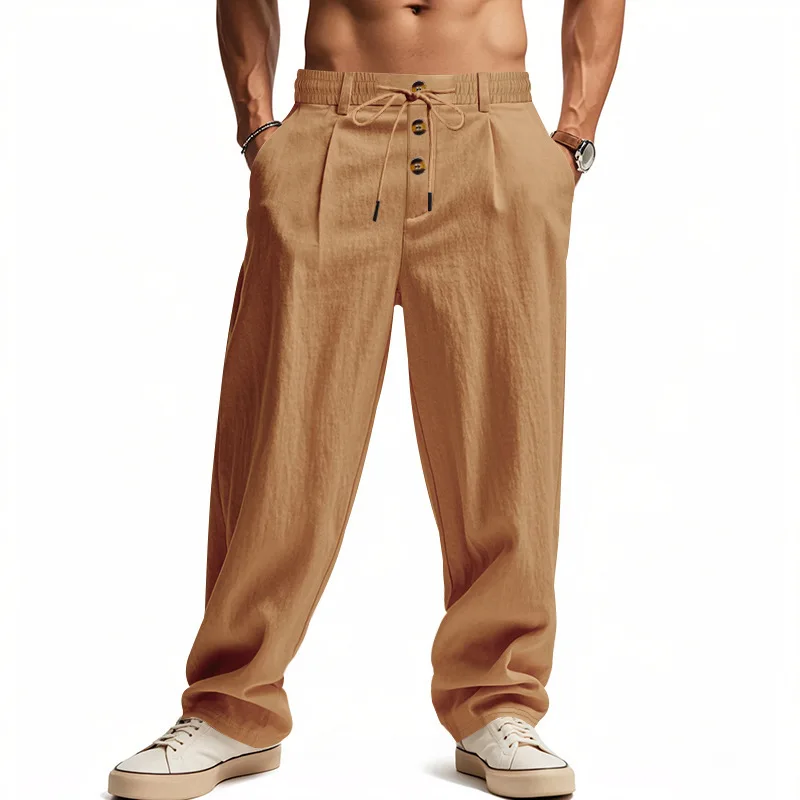 KIDWHXR Man Full Length Pant Spring Summer Thin Loose Male Straight-leg Pant Thin Breathable Cotton Linen Outdoor Men Trousers
KIDWHXR Man Full Length Pant Spring Summer Thin Loose Male Straight-leg Pant Thin Breathable Cotton Linen Outdoor Men Trousers