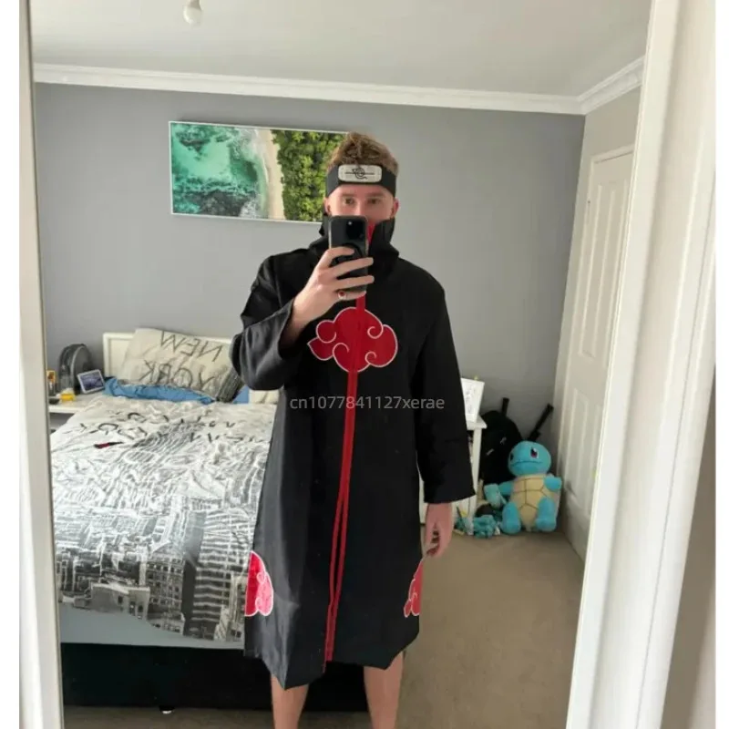 Anime Ninja Costumes, Xiao Organization Red Cloud Robe Cloak Cosplay Costume, Uchiha Itachi Cloak Halloween Performance Costume
Anime Ninja Costumes, Xiao Organization Red Cloud Robe Cloak Cosplay Costume, Uchiha Itachi Cloak Halloween Performance Costume