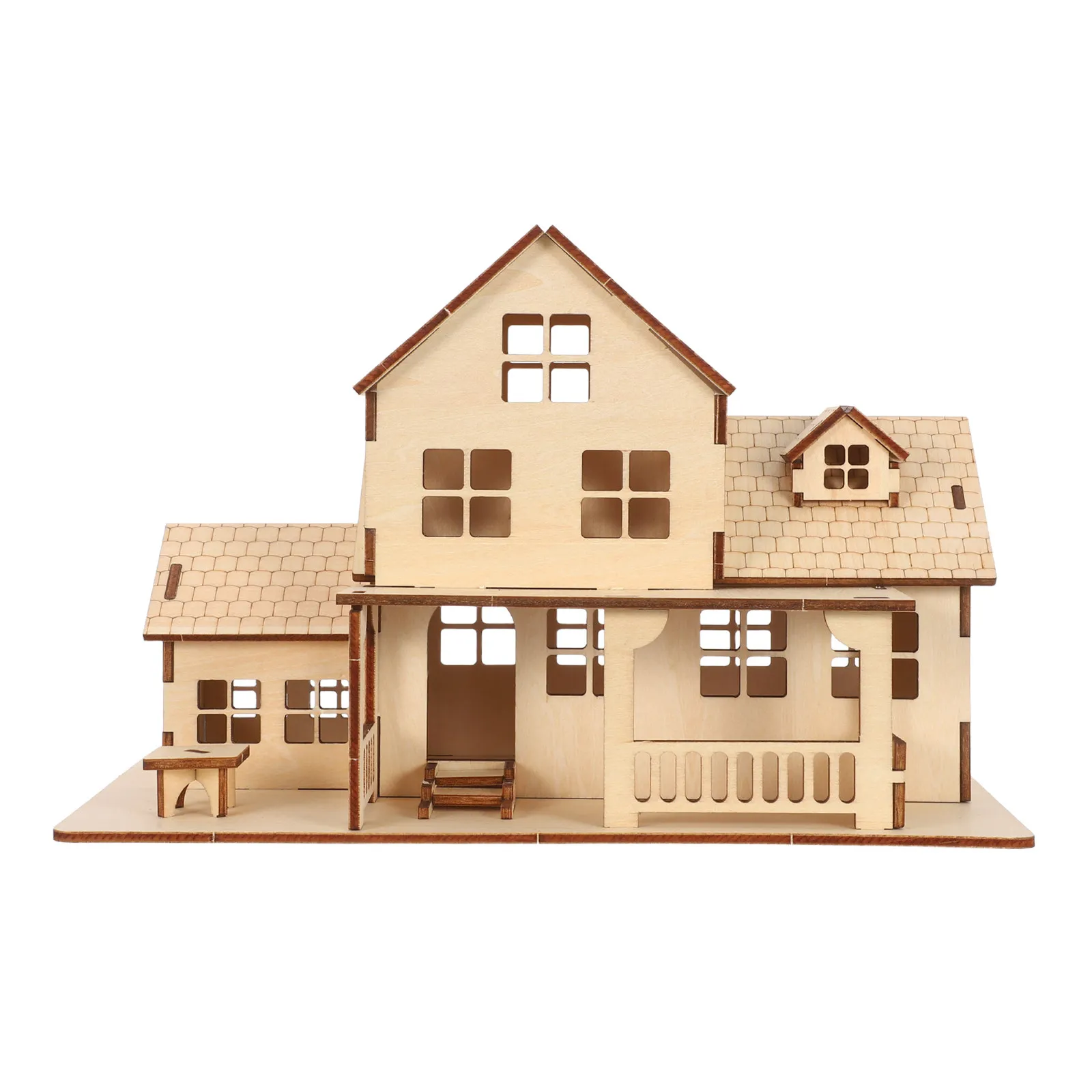 1Set DIY Wooden House Puzzle Unfinished European Style Cottage Paintable Craft Decor Wooden Villa
1Set DIY Wooden House Puzzle Unfinished European Style Cottage Paintable Craft Decor Wooden Villa
