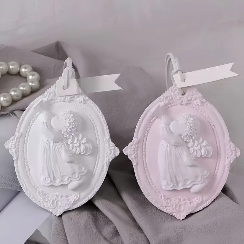 New Models Angel Birdcage Plaster Crafts Decoration Silicone Mold DIY Aromatherapy Gypsum Hanging Pendant Mould
New Models Angel Birdcage Plaster Crafts Decoration Silicone Mold DIY Aromatherapy Gypsum Hanging Pendant Mould