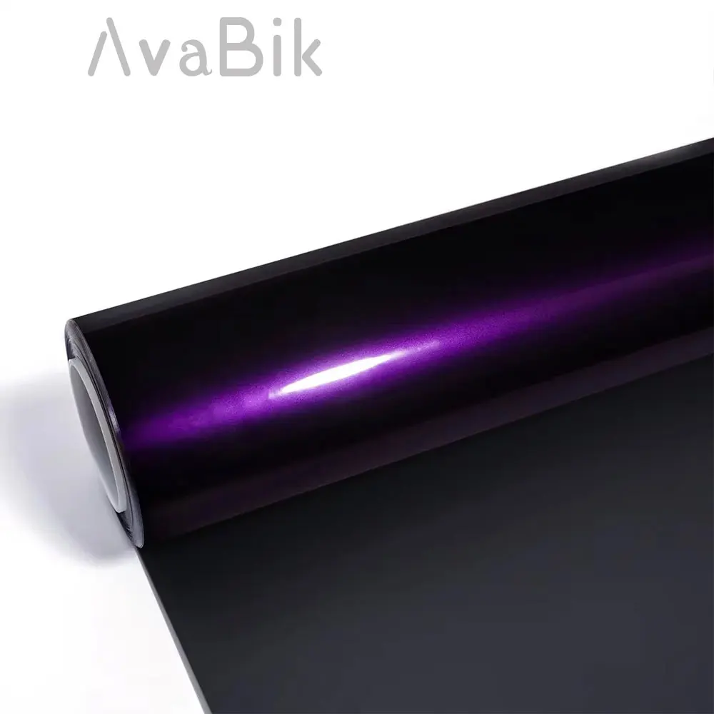 High Glossy Chameleon PET Backing Midnight Purple Vinyl Wrap Car Body Film With Air Release Initial DIY Waterproof Stickers 1.5m
High Glossy Chameleon PET Backing Midnight Purple Vinyl Wrap Car Body Film With Air Release Initial DIY Waterproof Stickers 1.5m