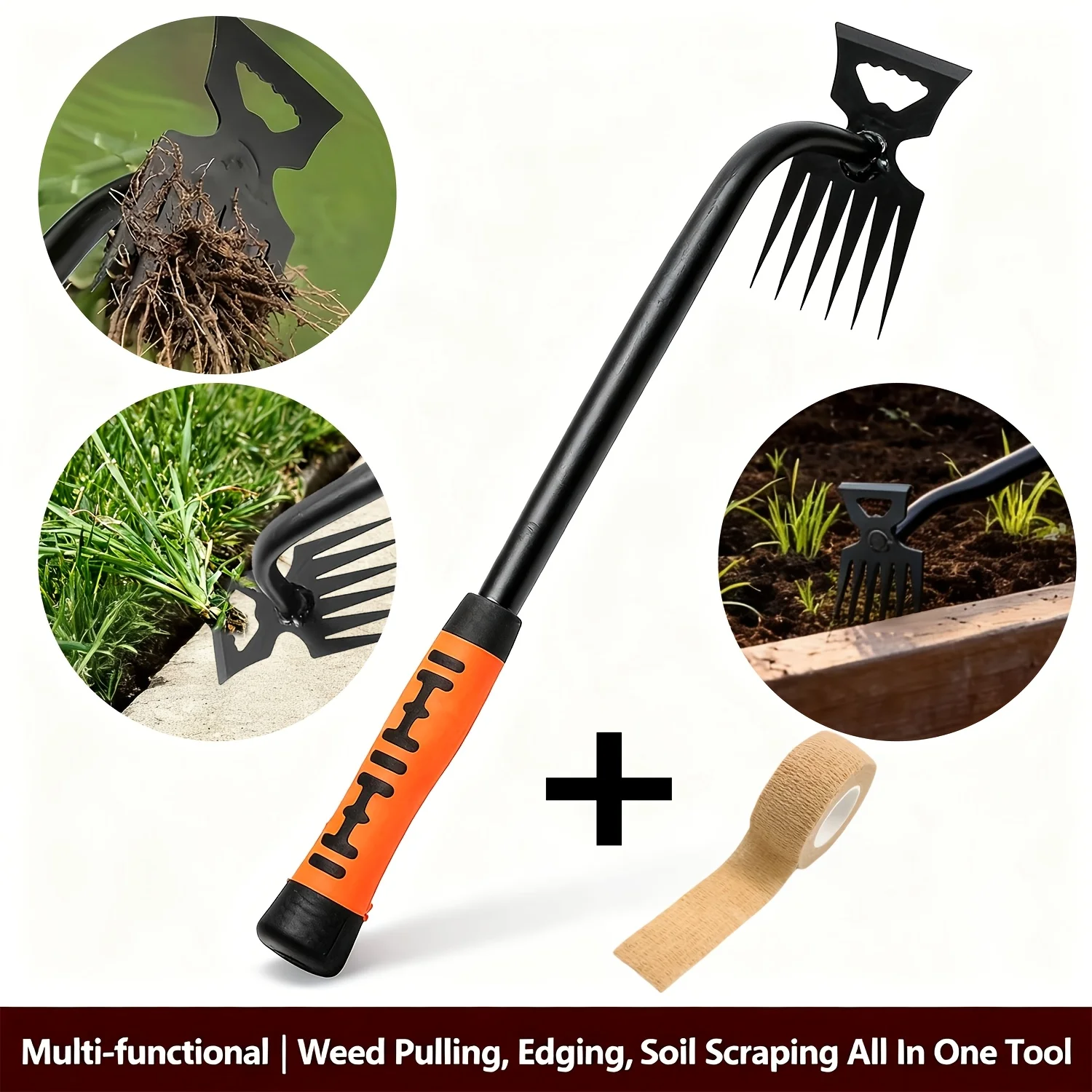 Heavy-Duty Weeding Tool, Self-Set & Efficient Root Removal, Ergonomic Grip, Thickened Carbon Steel
Heavy-Duty Weeding Tool, Self-Set & Efficient Root Removal, Ergonomic Grip, Thickened Carbon Steel