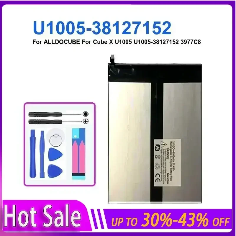 Аккумулятор для ноутбука 8000 мАч для ALLDOCUBE Cube X U1005 U1005-38127152 3977C8 U1005-38127152, долговечный и сменный аккумулятор
Аккумулятор для ноутбука 8000 мАч для ALLDOCUBE Cube X U1005 U1005-38127152 3977C8 U1005-38127152, долговечный и сменный аккумулятор