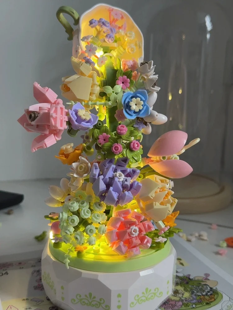 Sembo Block Building Blocks Rose Flower Music Box With Led Light Tea Cup Shaped Romantic Home Decor Gift For Women Girlfriend
Sembo Block Building Blocks Rose Flower Music Box With Led Light Tea Cup Shaped Romantic Home Decor Gift For Women Girlfriend