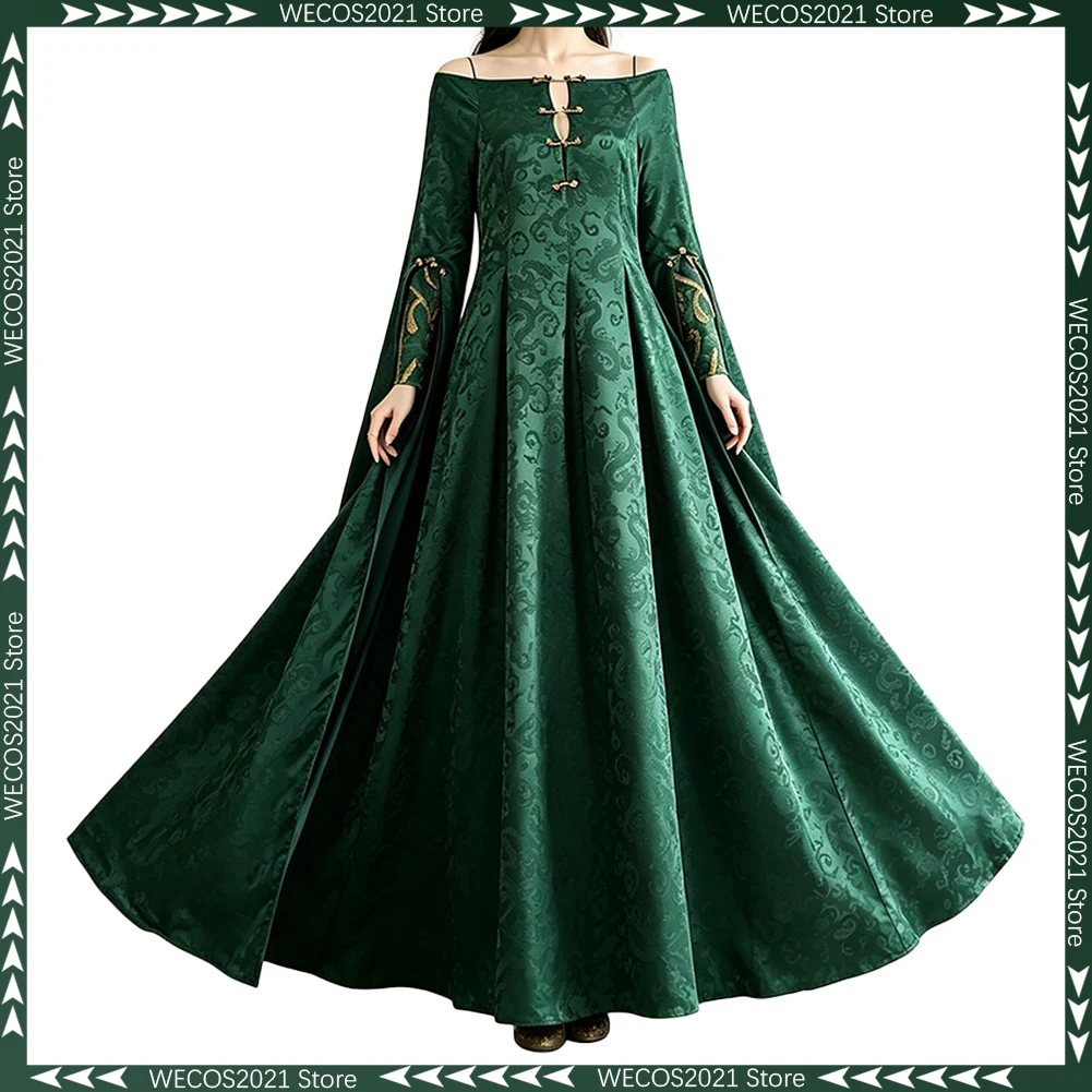 Disguise Medieval Queen Alicent Dress TV Dragon 3 Cosplay House Women Costume Halloween Female Role Play Fancy Dress Up Outfits
Disguise Medieval Queen Alicent Dress TV Dragon 3 Cosplay House Women Costume Halloween Female Role Play Fancy Dress Up Outfits