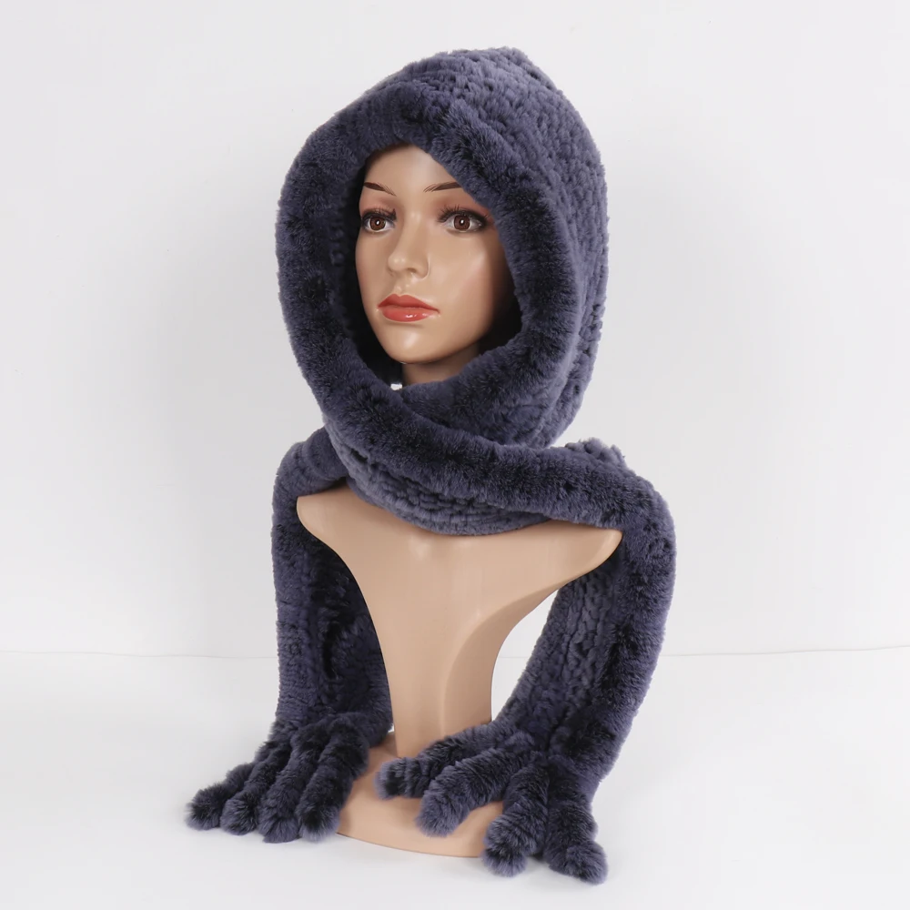 New Winter Women Warm Real Rex Rabbit Fur Hat Scarf Natural Knitted Rex Rabbit Fur Hat Lady 100% Genuine Rabbit Fur Cap Scarves
New Winter Women Warm Real Rex Rabbit Fur Hat Scarf Natural Knitted Rex Rabbit Fur Hat Lady 100% Genuine Rabbit Fur Cap Scarves
