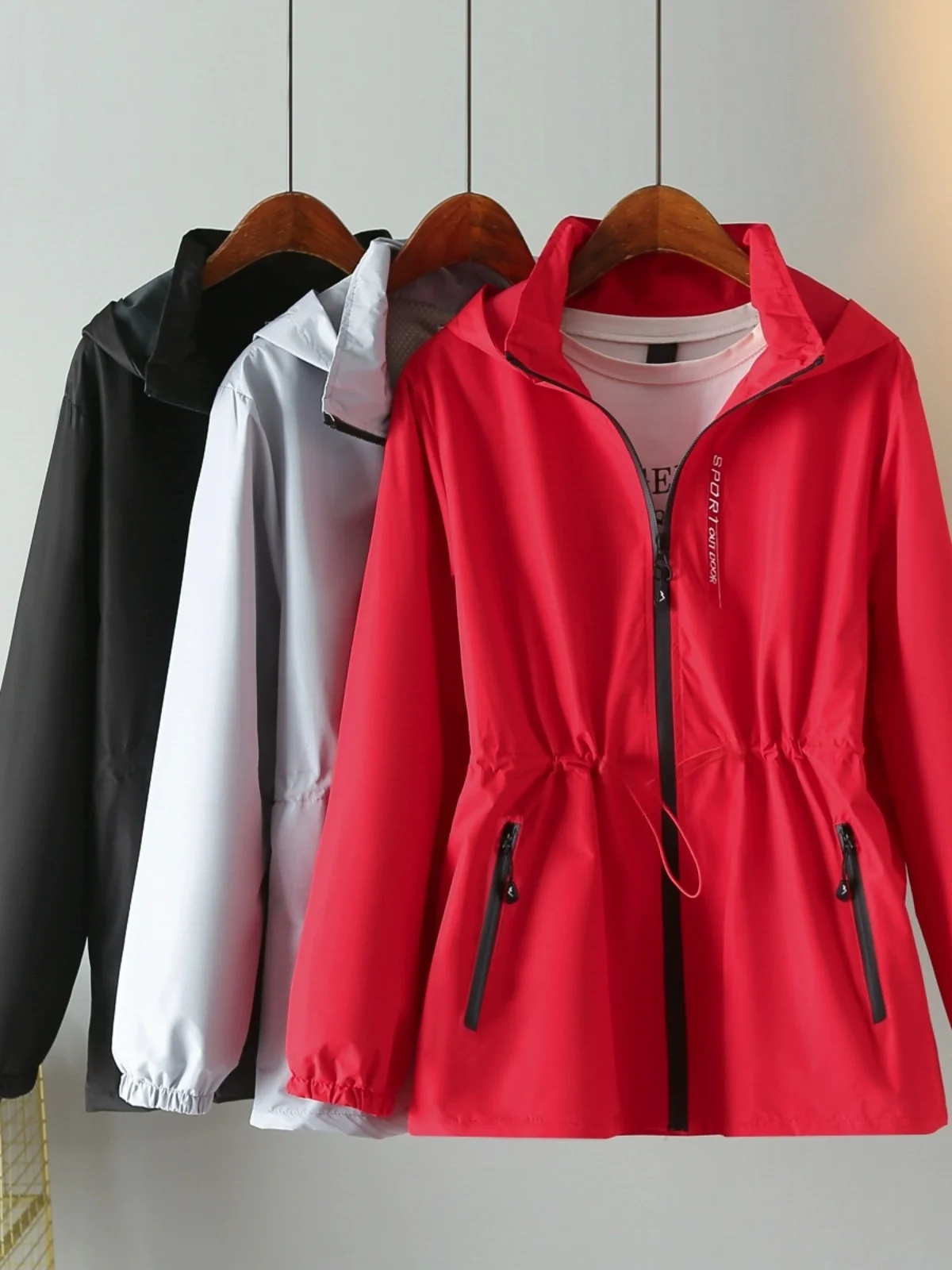 Spring Autumn Women's Jacket Coat 2023 New Small Size Detachable Hood Waist Drawstring Large Size Outdoor Fleece Pullover
Spring Autumn Women's Jacket Coat 2023 New Small Size Detachable Hood Waist Drawstring Large Size Outdoor Fleece Pullover