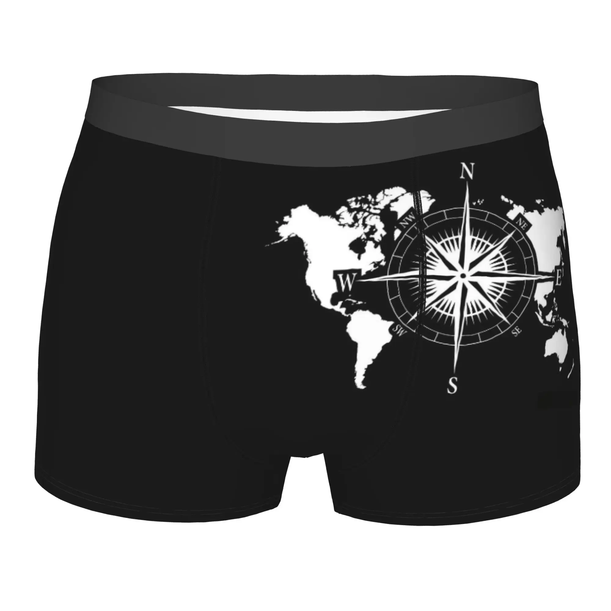 Custom World Map Compass Boxer Shorts For Men 3D Printed Camper Adventure Underwear Panties Briefs Stretch Underpants
Custom World Map Compass Boxer Shorts For Men 3D Printed Camper Adventure Underwear Panties Briefs Stretch Underpants