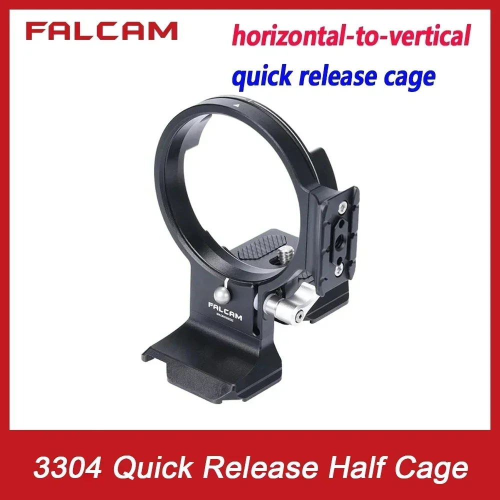 FALCAM 3304 F22&F38&F50 Horizontal-to-Vertical Quick Release Camera Circular Half Cage for Sony 
FALCAM 3304 F22&F38&F50 Horizontal-to-Vertical Quick Release Camera Circular Half Cage for Sony