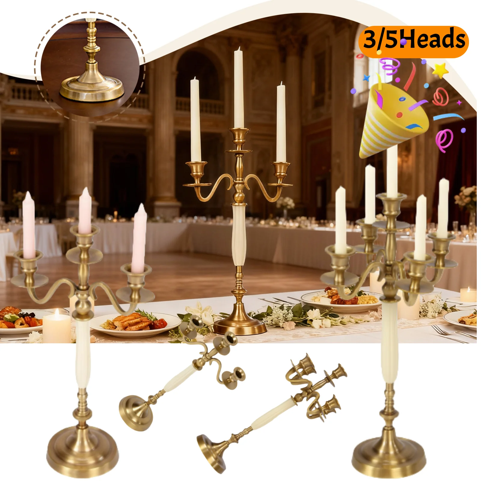 3/5 Arms Miniature Candlesticks Candelabra Dollhouse Candles Furniture Wedding Event Candelabra Candle Stand for Wedding Dining
3/5 Arms Miniature Candlesticks Candelabra Dollhouse Candles Furniture Wedding Event Candelabra Candle Stand for Wedding Dining