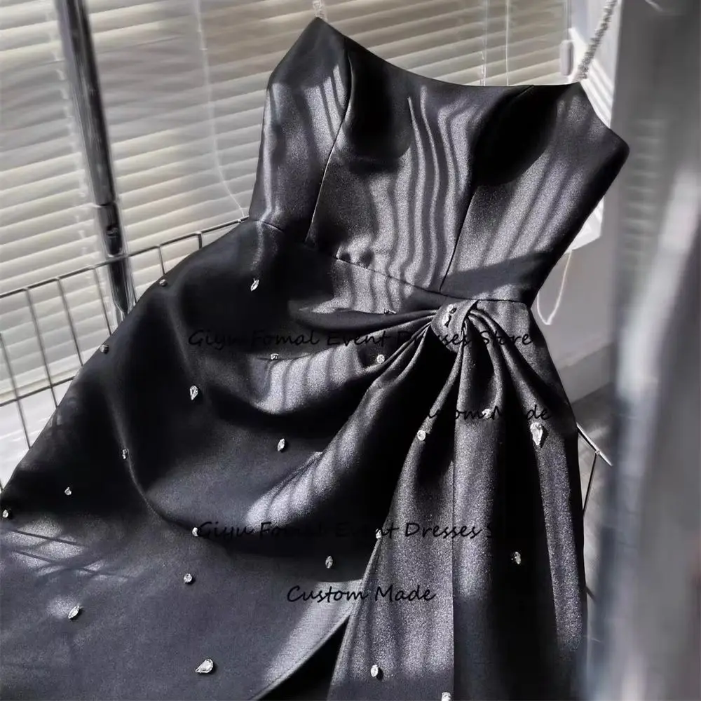 Giyu Black Beaded Prom Dress Strapless Bow A-line Mini Length Above Knee Spaghetti Birthday Party Dress Summer Dress
Giyu Black Beaded Prom Dress Strapless Bow A-line Mini Length Above Knee Spaghetti Birthday Party Dress Summer Dress