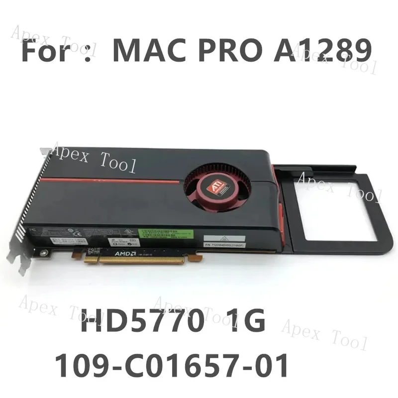 Original HD5770 1GB Graphics Card For MAC PRO A1289 Workstation Video Card 109-C01657-01
Original HD5770 1GB Graphics Card For MAC PRO A1289 Workstation Video Card 109-C01657-01