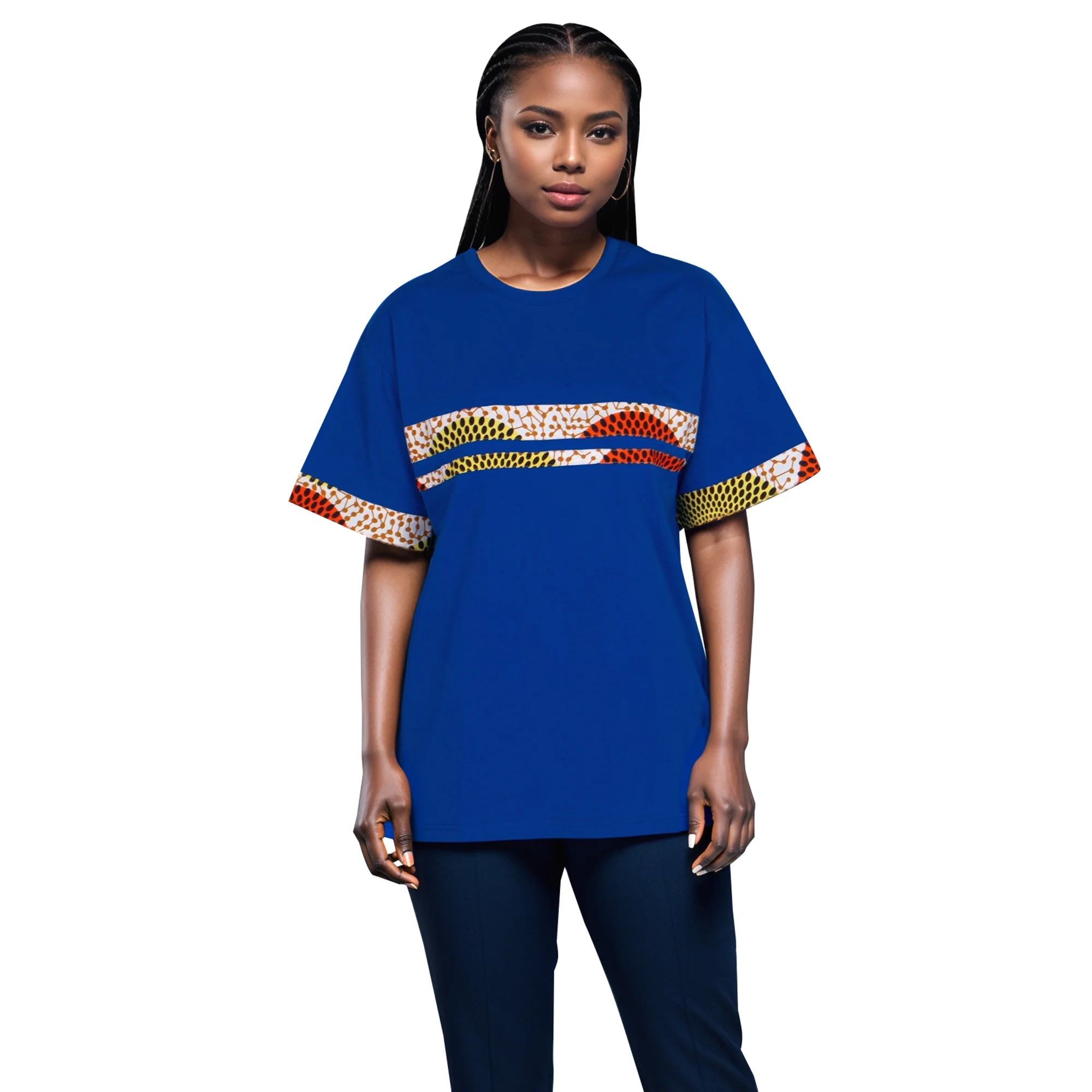 African Graphic T Shirts for Women Summer Short Sleeve Top African Print T-Shirt Roupas Feminina
African Graphic T Shirts for Women Summer Short Sleeve Top African Print T-Shirt Roupas Feminina