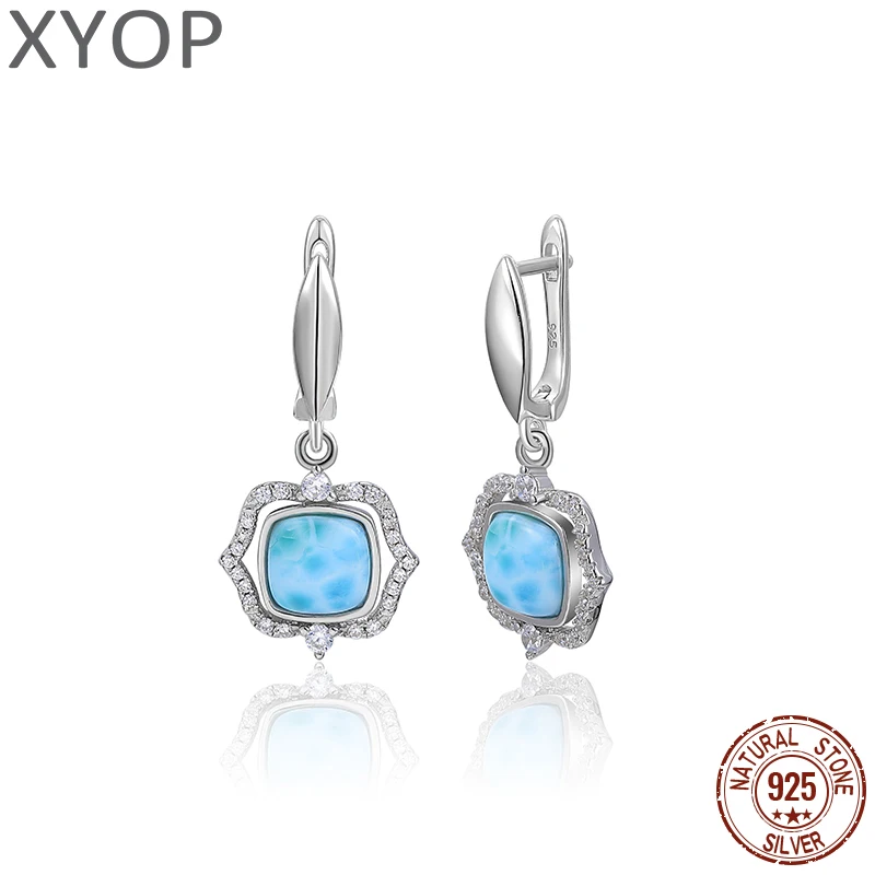 XYOP 2025 Jewelry 925 Sterling Silver Elemental Atmospheric Premium Larimar Zircon French Buckle Earrings Customized Wholesale
XYOP 2025 Jewelry 925 Sterling Silver Elemental Atmospheric Premium Larimar Zircon French Buckle Earrings Customized Wholesale