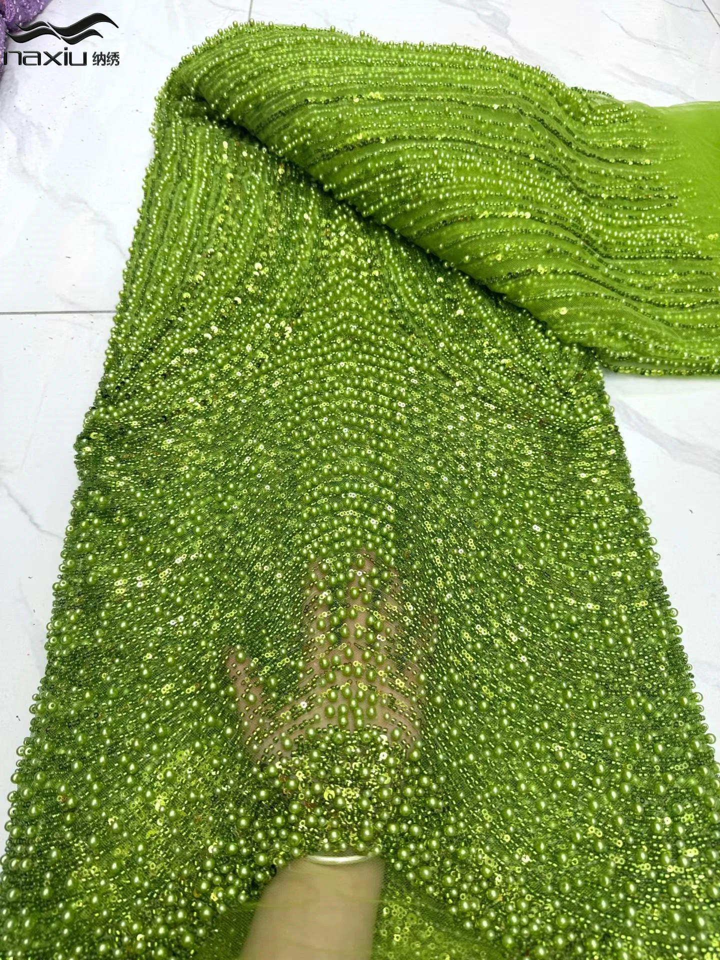 Madison Fashion Gold French Mesh Beads Embroidery Sequins Lace Fabric African Nigerian Groom Lace Fabric For Wedding Dress Women
Madison Fashion Gold French Mesh Beads Embroidery Sequins Lace Fabric African Nigerian Groom Lace Fabric For Wedding Dress Women