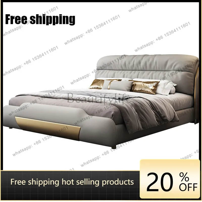 LJY European Decoration Double Bed White Designs Heavy Adults Frame Double Bed Floating Metal Style Cama De Casal Furniture For
LJY European Decoration Double Bed White Designs Heavy Adults Frame Double Bed Floating Metal Style Cama De Casal Furniture For