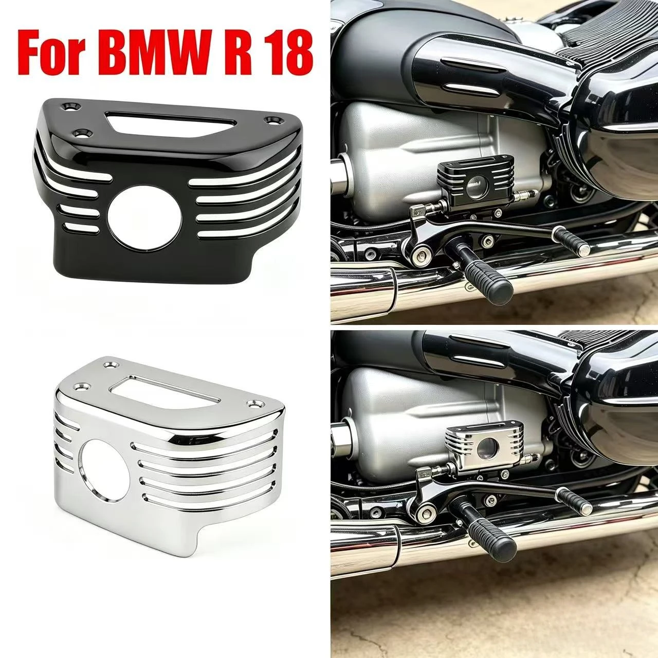 For BMW R 18 100 R18B R18 B Roctane Transcontinental Motorcycle Rear Brake Fluid Expansion Tanks Cover Reservoir Protector
For BMW R 18 100 R18B R18 B Roctane Transcontinental Motorcycle Rear Brake Fluid Expansion Tanks Cover Reservoir Protector
