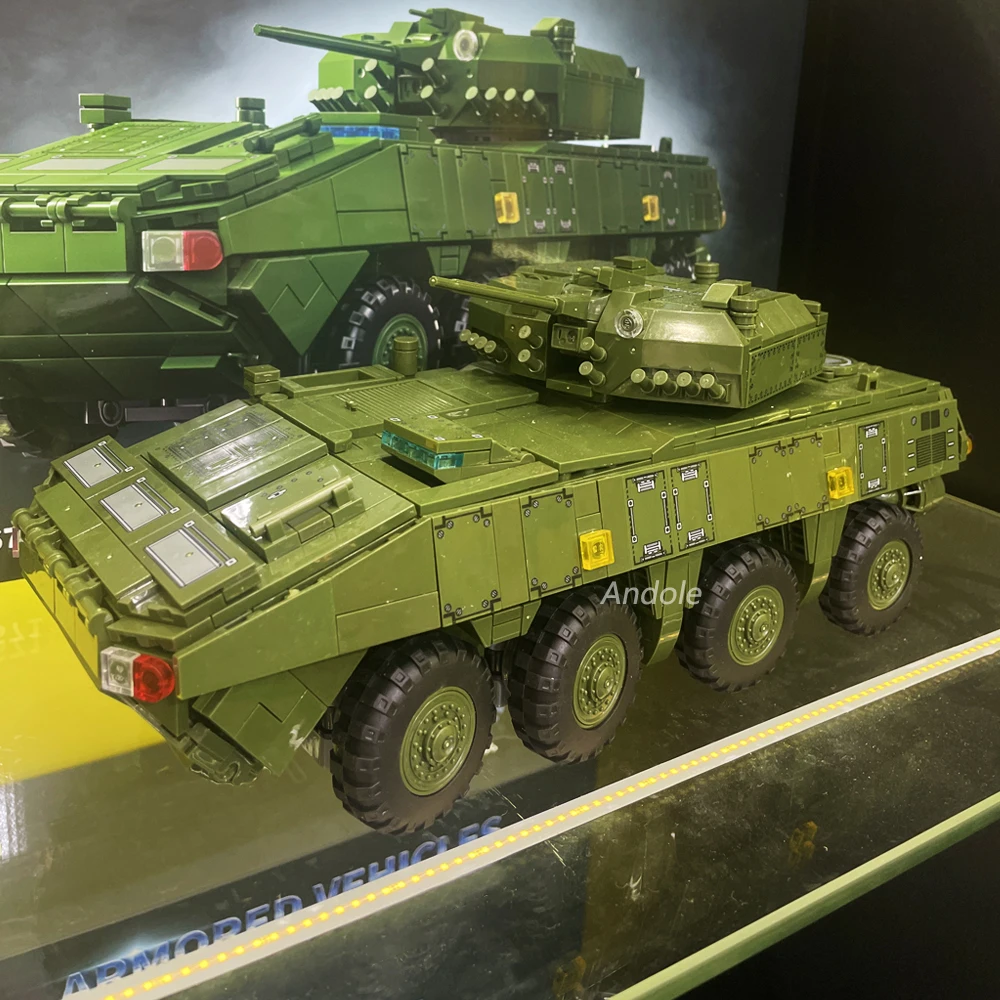 Военная серия ZBL-19, пехотная машина, танк, строительный блок, бронеавтомобиль, кирпичная модель, WW2, оружие, солдат, игрушки для мальчика, подарок MOC 
Военная серия ZBL-19, пехотная машина, танк, строительный блок, бронеавтомобиль, кирпичная модель, WW2, оружие, солдат, игрушки для мальчика, подарок MOC