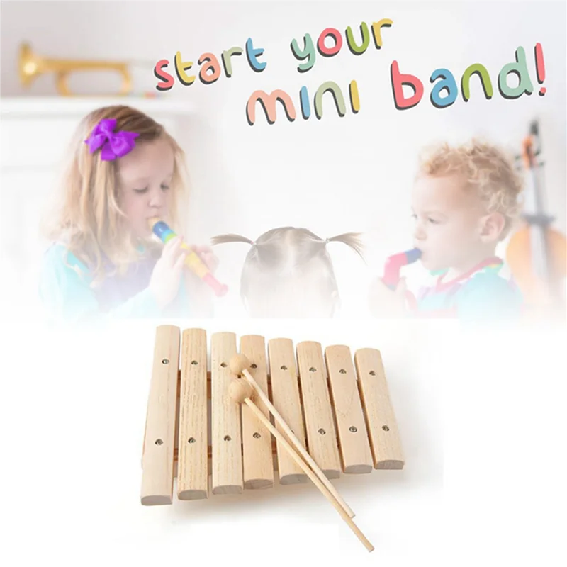 A13Q-2X Children Kids Natural Wood Wooden 8 Tone Xylophone Percussion Musical Instrument For Kids Music Develop
A13Q-2X Children Kids Natural Wood Wooden 8 Tone Xylophone Percussion Musical Instrument For Kids Music Develop
