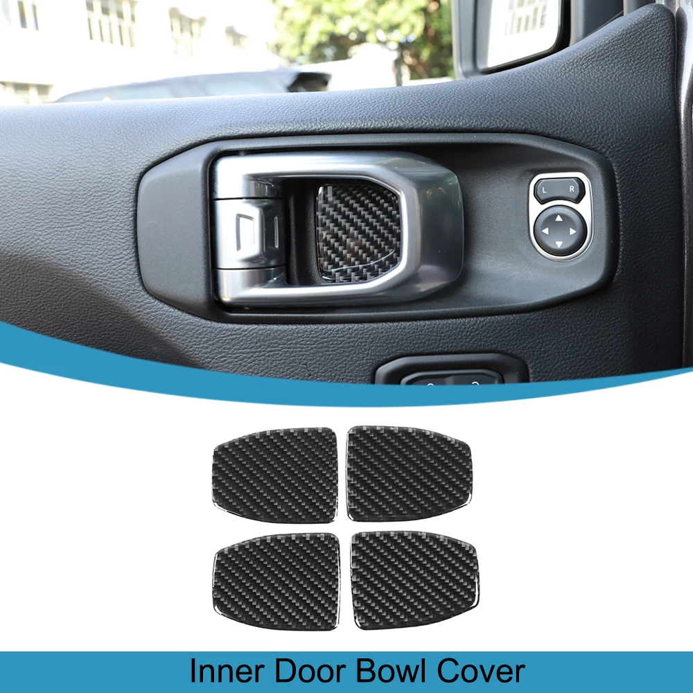 Car Inner Door Bowl Decoration Cover Trim Stickers for Jeep Wrangler JL Gladiator JT 2018-2022 2023 4-Doors Interior Accessories
Car Inner Door Bowl Decoration Cover Trim Stickers for Jeep Wrangler JL Gladiator JT 2018-2022 2023 4-Doors Interior Accessories