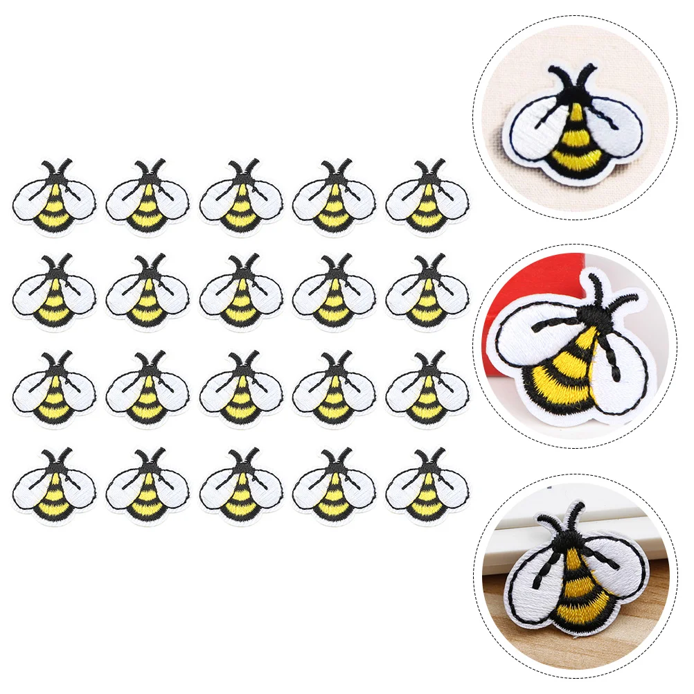 20pcs Cartoon Bee Fabric Patches Embroidered Cloth Applique Stickers for Clothing Decoration Repair Jean Shirts Blouse Bags Hats
20pcs Cartoon Bee Fabric Patches Embroidered Cloth Applique Stickers for Clothing Decoration Repair Jean Shirts Blouse Bags Hats