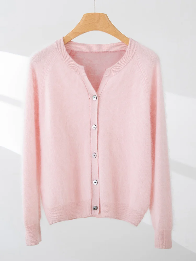 CHICUU Women 100% Plush Cashmere Sweater O-neck Long Sleeve Cashmere Cardigan Brushing Cashmere Knitwear Autumn Winter Fluffy
CHICUU Women 100% Plush Cashmere Sweater O-neck Long Sleeve Cashmere Cardigan Brushing Cashmere Knitwear Autumn Winter Fluffy