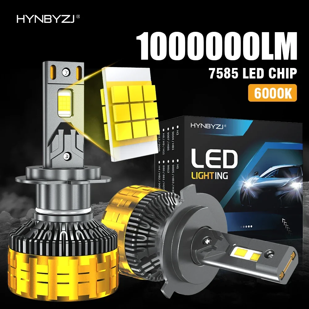 HYNBYZJ H4 LED Canbus Headlight Bulbs H7 Lamp H11 1000000LM 880W Powerful 12V H8 H9 H1 9005 9006 HB3 HB4 6000K led lights 24V
HYNBYZJ H4 LED Canbus Headlight Bulbs H7 Lamp H11 1000000LM 880W Powerful 12V H8 H9 H1 9005 9006 HB3 HB4 6000K led lights 24V