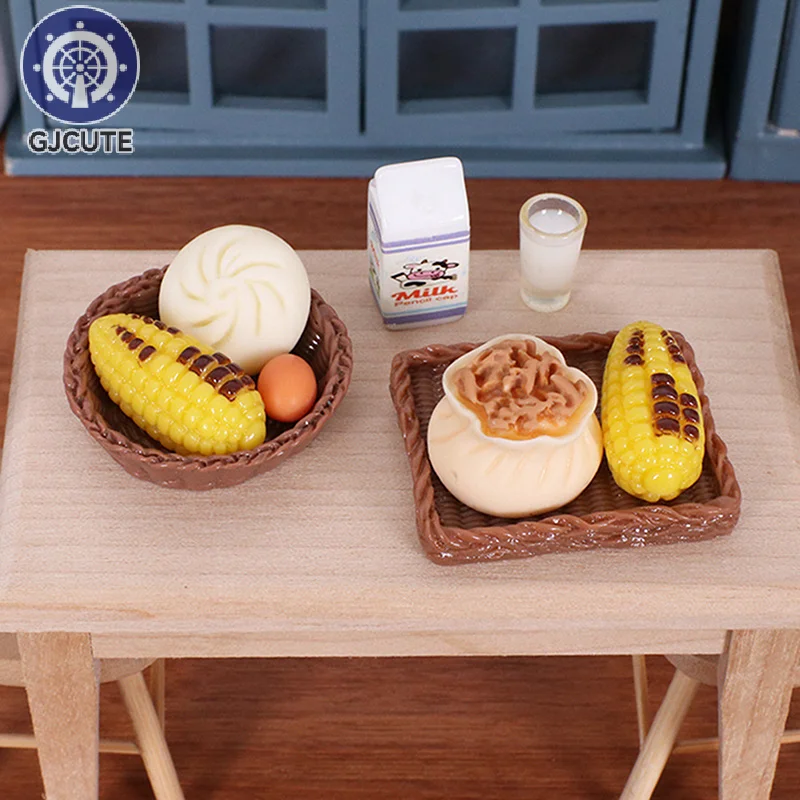 Mini Buns, Corn, Egg, Milk: 1/12 Scale Dollhouse Food Set for Pretend Play; Ideal Kids' Toy and Decor Piece
Mini Buns, Corn, Egg, Milk: 1/12 Scale Dollhouse Food Set for Pretend Play; Ideal Kids' Toy and Decor Piece