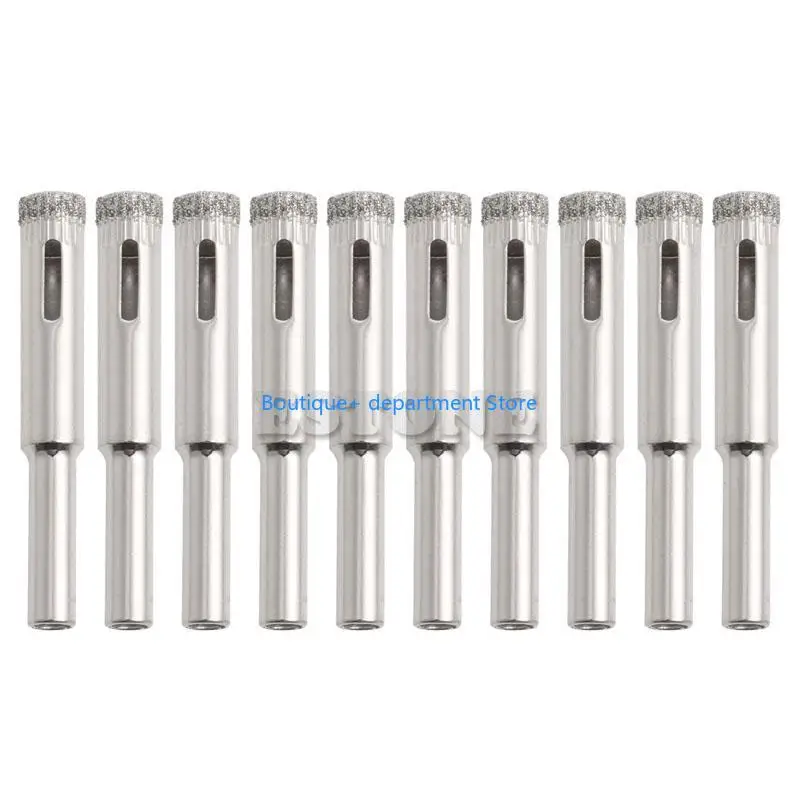 E1PD New 10Pcs 8mm Diamond Coated Drill Bits Hole Glass Tile Ceramic Marble
E1PD New 10Pcs 8mm Diamond Coated Drill Bits Hole Glass Tile Ceramic Marble