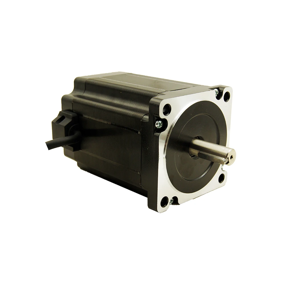 8.5Nm NEMA34 stepper motor shaft diameter 12.7/14mm 4wires 6.0A 2phase 86x86mm body length 118mm
8.5Nm NEMA34 stepper motor shaft diameter 12.7/14mm 4wires 6.0A 2phase 86x86mm body length 118mm