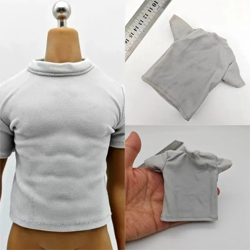 AS003 1/6 Scale Grey Male Solider T-Shirt Short Sleeved Clothes Model for 12in Action Figure Toys
AS003 1/6 Scale Grey Male Solider T-Shirt Short Sleeved Clothes Model for 12in Action Figure Toys