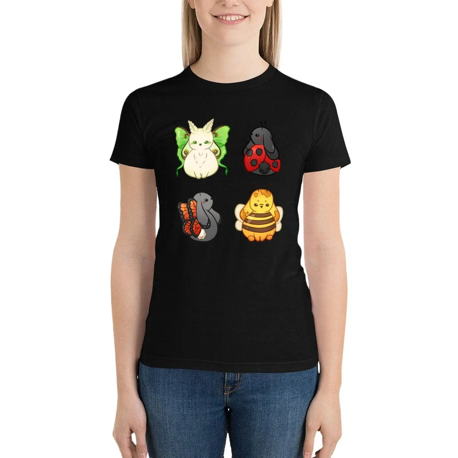 Buggy Buns T-Shirt kawaii clothes female korean fashion Short sleeve tee luxury designer clothing Women
Buggy Buns T-Shirt kawaii clothes female korean fashion Short sleeve tee luxury designer clothing Women