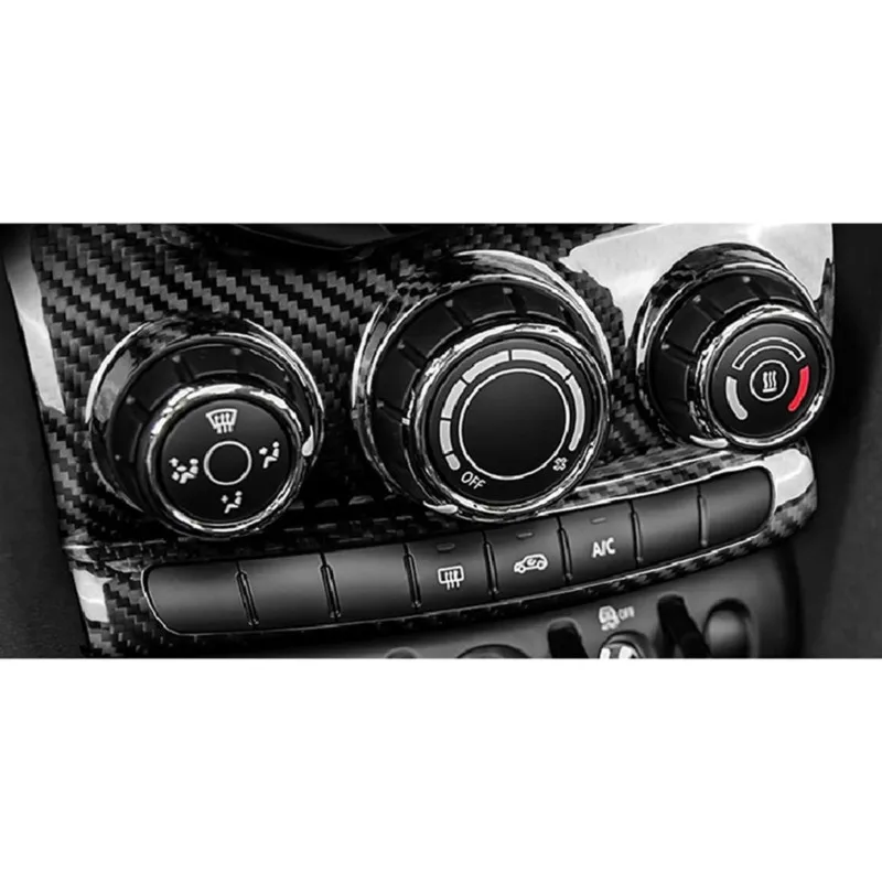 A03Q-For MINI Cooper F55 F56 F57 2014-2021 Compatible Car Air Conditioning Panel Sticker A/C Knob Carbon Fiber Trim
A03Q-For MINI Cooper F55 F56 F57 2014-2021 Compatible Car Air Conditioning Panel Sticker A/C Knob Carbon Fiber Trim