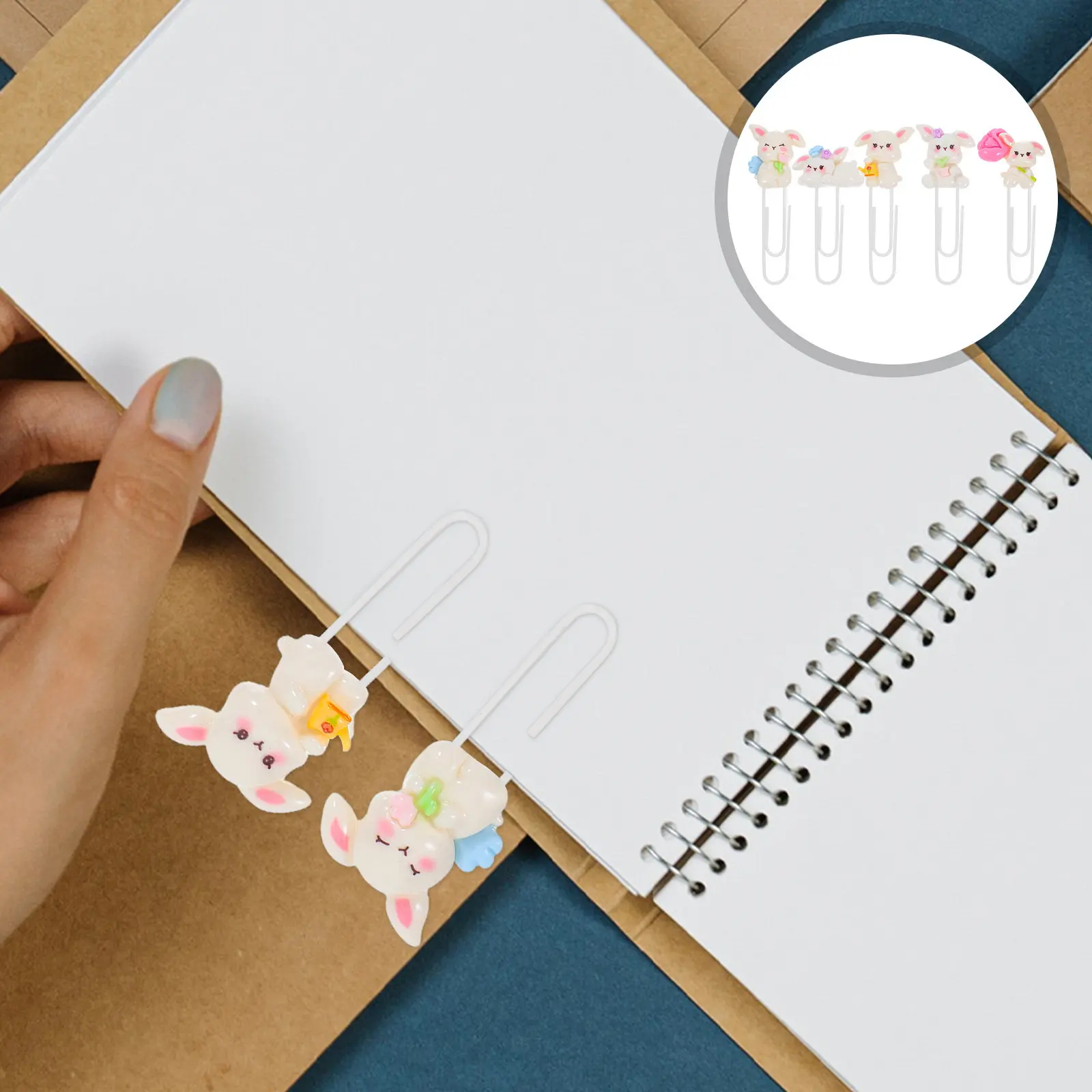 Набор из 5 металлических зажимов для бумаги в форме кроликов, милые зажимы в виде животных для офиса, школы, DIY-проектов, пасхального декора
Набор из 5 металлических зажимов для бумаги в форме кроликов, милые зажимы в виде животных для офиса, школы, DIY-проектов, пасхального декора
