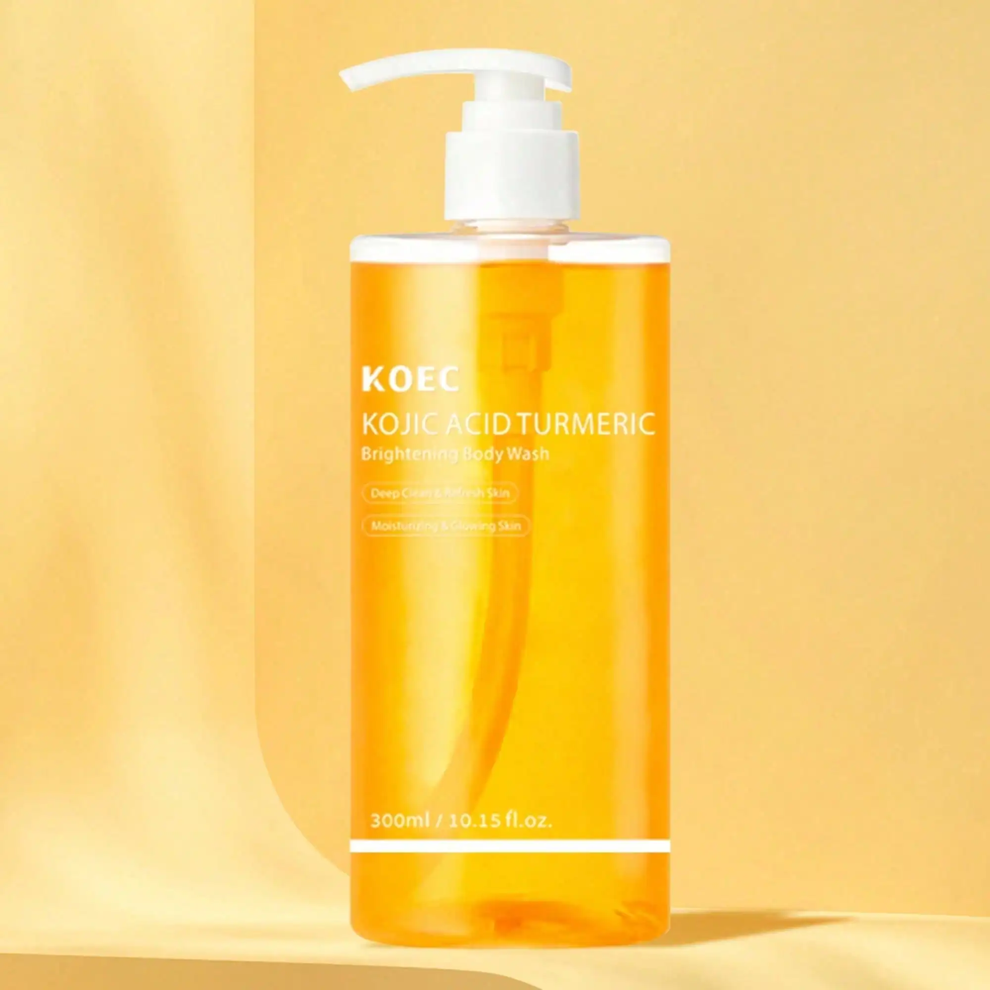 Kojic Acid Turmeric Brightening Body Wash,Niacinamide Vitamin C AHA BHA Infused, Deep Cleansing Hydrating, Improve Uneven Dull Skin Tone, Mild Gentle Formula, All Skin Types, Skincare Lover Birthday Gift, Korean Body Care,300ml/10.15fl.Oz.
Kojic Acid Turmeric Brightening Body Wash,Niacinamide Vitamin C AHA BHA Infused, Deep Cleansing Hydrating, Improve Uneven Dull Skin Tone, Mild Gentle Formula, All Skin Types, Skincare Lover Birthday Gift, Korean Body Care,300ml/10.15fl.Oz.