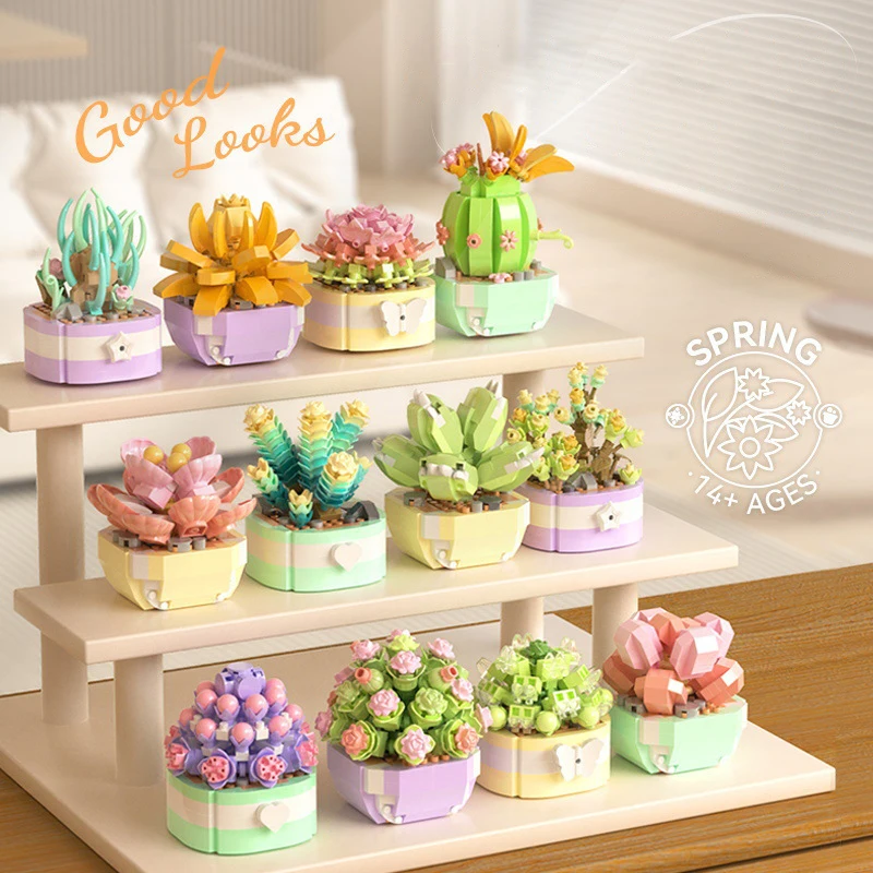 Compatible LEGO simulation small particle building blocks toy plant decoration for men and women collection gift birthday gift
Compatible LEGO simulation small particle building blocks toy plant decoration for men and women collection gift birthday gift
