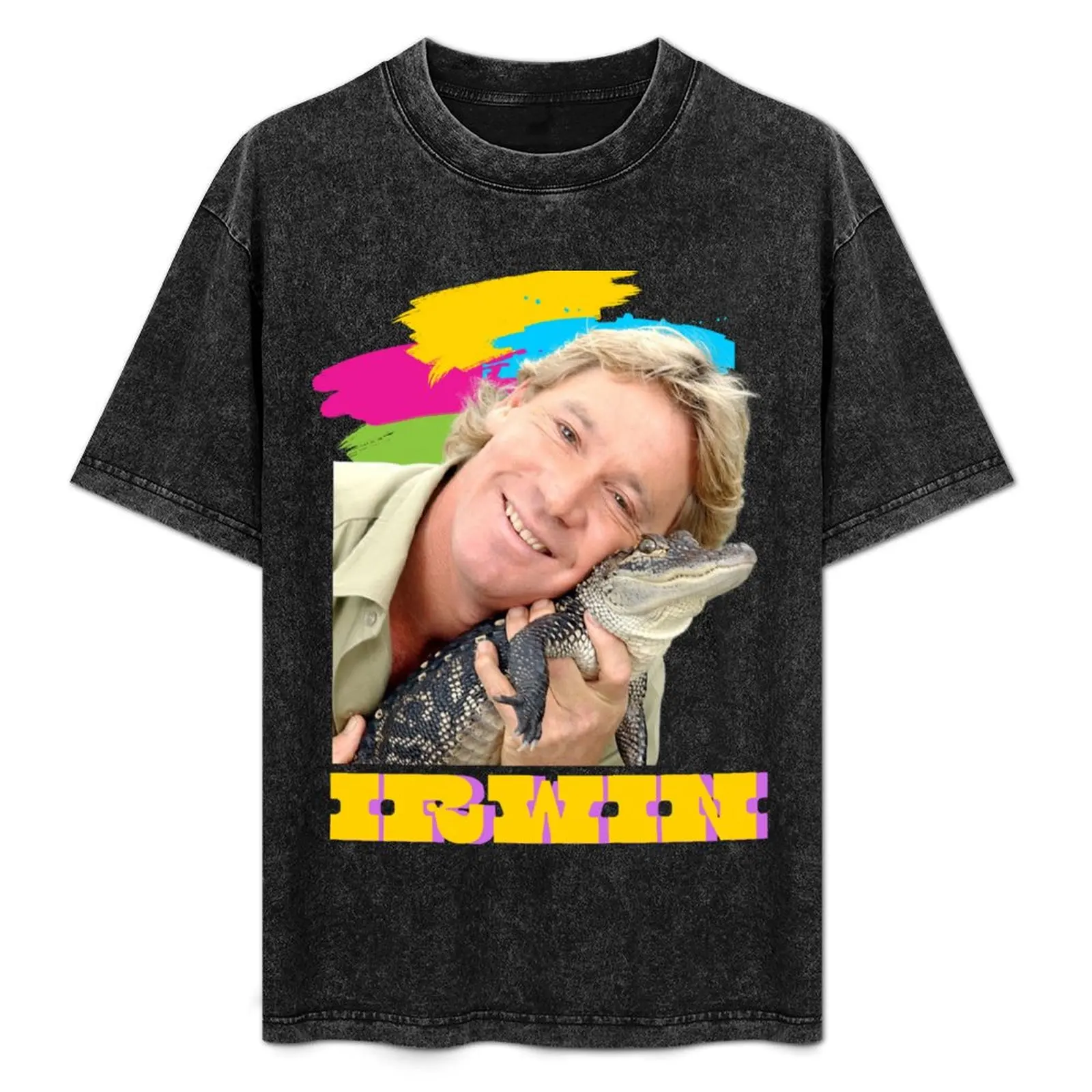 THE GREAT STEVE IRWIN T-Shirt Basic Simple Casual Short Sleeve Tee
THE GREAT STEVE IRWIN T-Shirt Basic Simple Casual Short Sleeve Tee