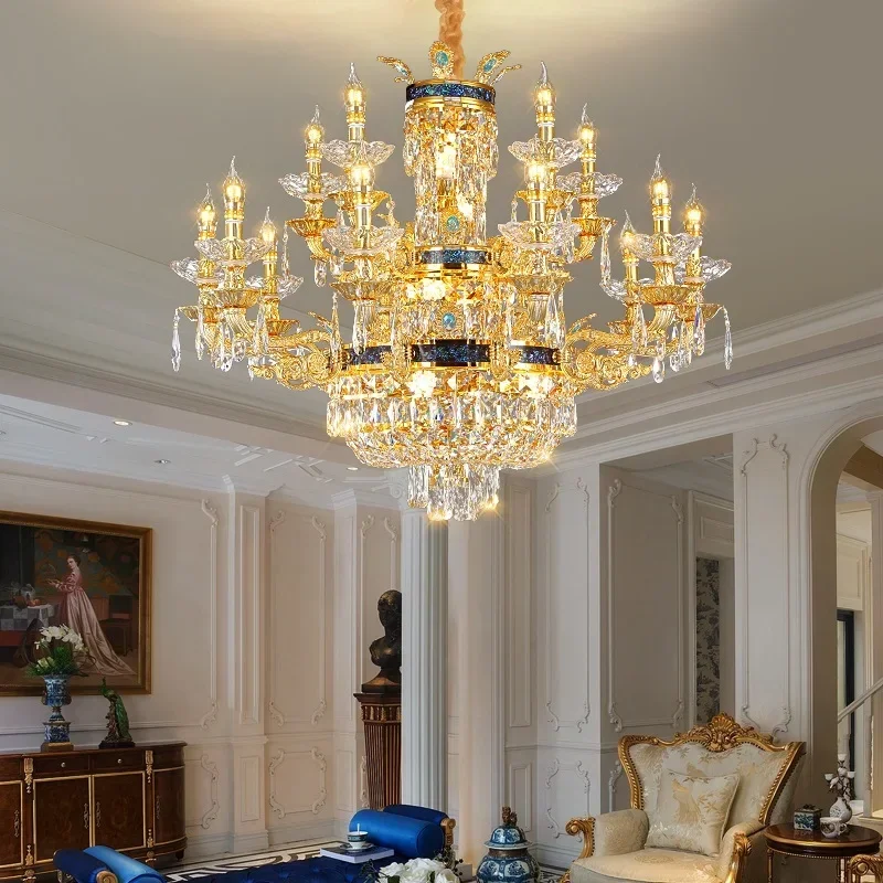 ELARA Contemporary Luxury Crystal Pendent Lamp European Living Room Restaurant Bedroom Villa Hotel Duplex Staircase Chandelier
ELARA Contemporary Luxury Crystal Pendent Lamp European Living Room Restaurant Bedroom Villa Hotel Duplex Staircase Chandelier