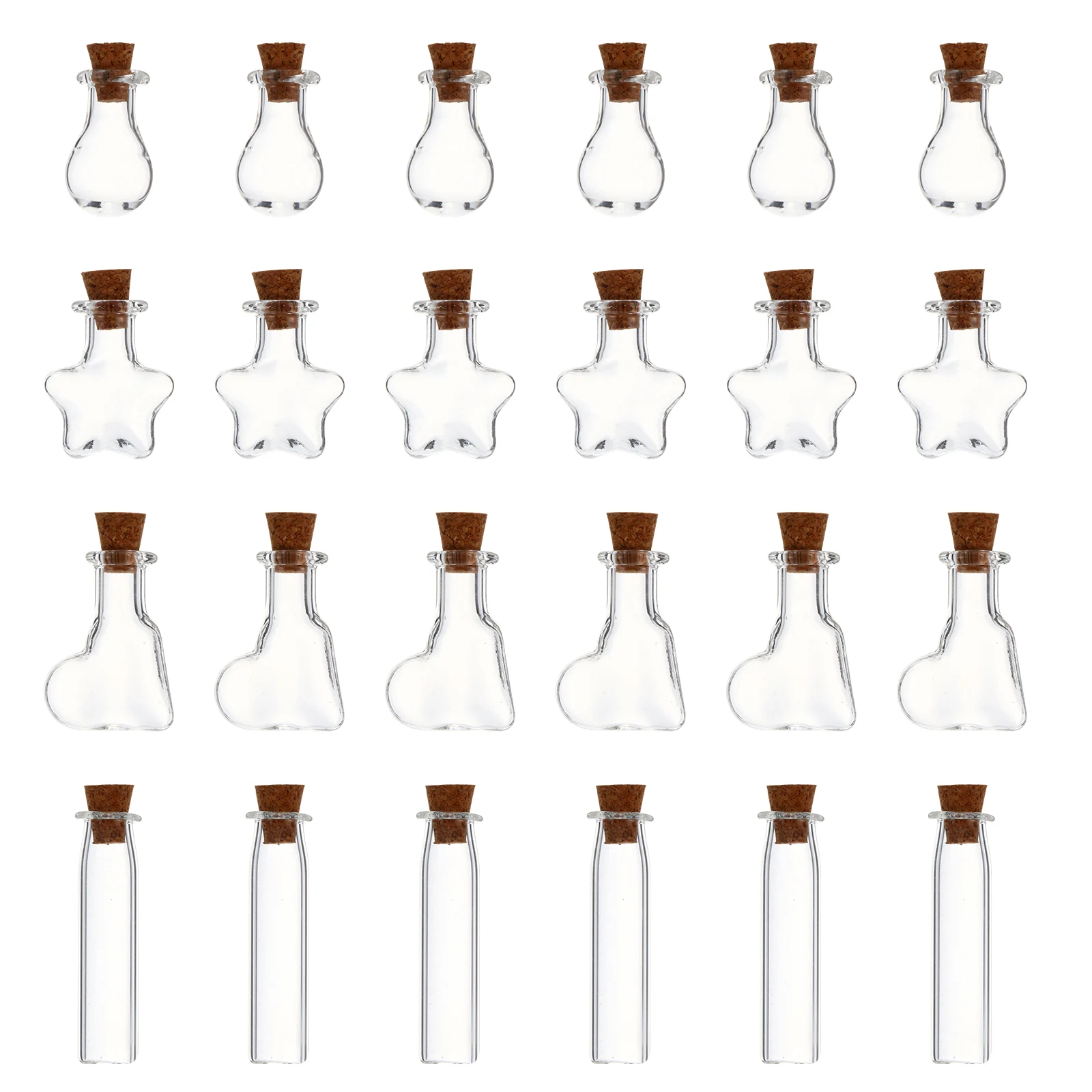 50Pcs 10ml Mini Glass Bottles Cork Stoppers Wishing Bottle Necklace Pendant Mini Wish Bottle Glass Jar Wish Jars
50Pcs 10ml Mini Glass Bottles Cork Stoppers Wishing Bottle Necklace Pendant Mini Wish Bottle Glass Jar Wish Jars