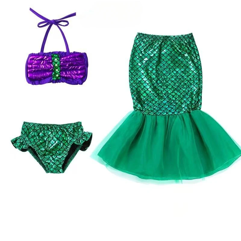 The Little Girls Mermaid Princess Dress Costume Wig Tiara Wand Children Clothes Swimwear Summer Halloween Carnival Party
The Little Girls Mermaid Princess Dress Costume Wig Tiara Wand Children Clothes Swimwear Summer Halloween Carnival Party