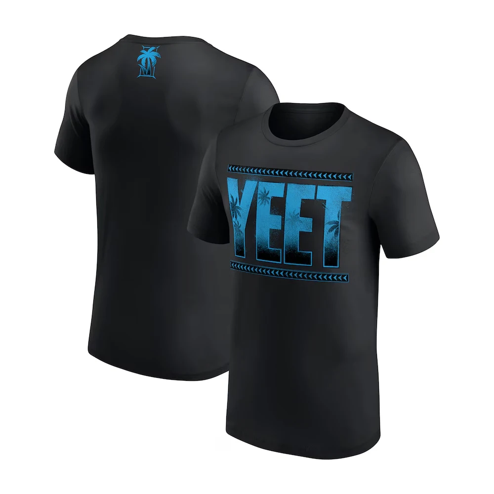 Мужская футболка WWE Jey Uso Yeet, летняя спортивная быстросохнущая дышащая уличная одежда, повседневная футболка свободного кроя с короткими рукавами - 6 вариантов цвета
Мужская футболка WWE Jey Uso Yeet, летняя спортивная быстросохнущая дышащая уличная одежда, повседневная футболка свободного кроя с короткими рукавами - 6 вариантов цвета