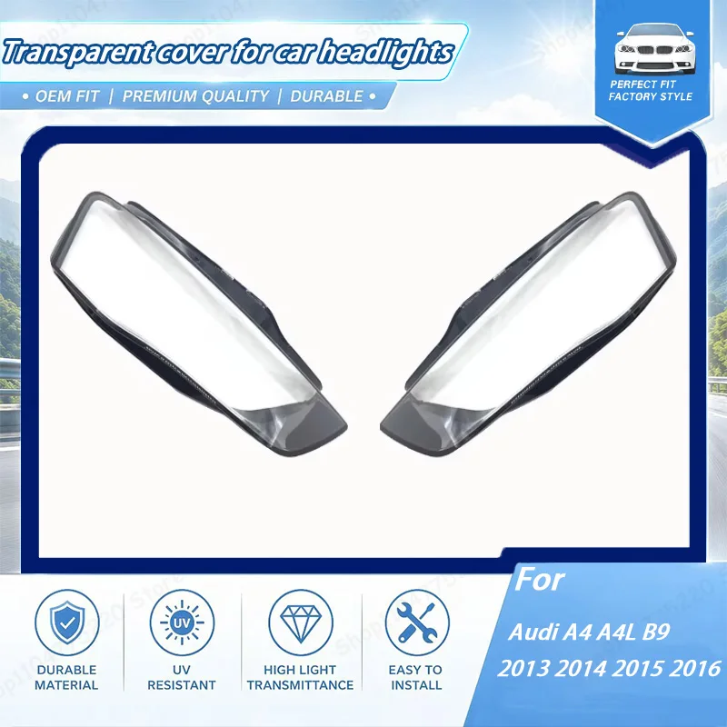 Pair Car Front Headlamp Cover For Audi A4 A4L B9 2013 2014 2015 2016 Glass Headlight Cover Auto Lampshade Lamp Lens Shell
Pair Car Front Headlamp Cover For Audi A4 A4L B9 2013 2014 2015 2016 Glass Headlight Cover Auto Lampshade Lamp Lens Shell