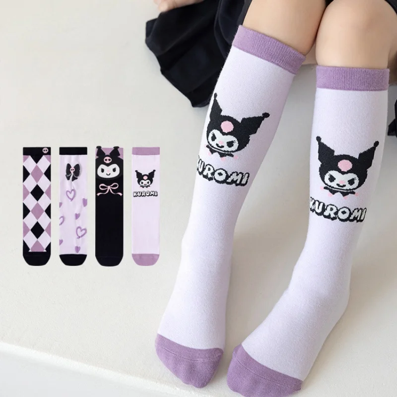 Cartoon Girls Cute Sanrio Kuromi Purple Knee Long Socks Kawaii Anime Kuromi Children Toddler Middle Tube Socks Gift
Cartoon Girls Cute Sanrio Kuromi Purple Knee Long Socks Kawaii Anime Kuromi Children Toddler Middle Tube Socks Gift