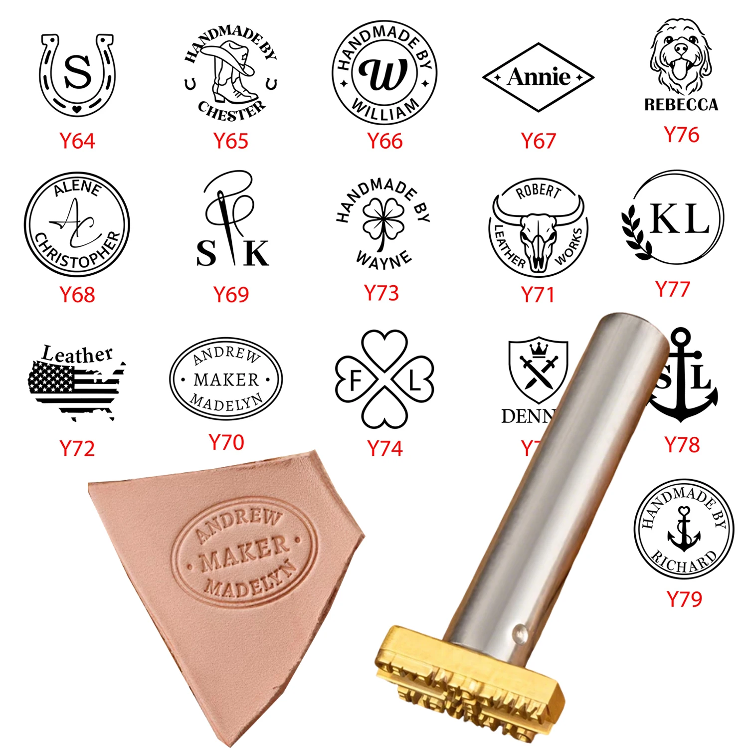 Custom Personalized Leather Stamp, DIY M8 Screw Hole Leather Making Tool / Saddle Making Tool / Leather Luggage and Accessories
Custom Personalized Leather Stamp, DIY M8 Screw Hole Leather Making Tool / Saddle Making Tool / Leather Luggage and Accessories