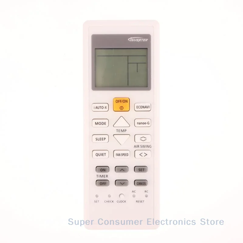 Universal AC A/C Remote Control For Panasonic Air Conditioner A75C00410 A75C00470 A75C02570 A75C00350 A75C03670 A75C04239
Universal AC A/C Remote Control For Panasonic Air Conditioner A75C00410 A75C00470 A75C02570 A75C00350 A75C03670 A75C04239