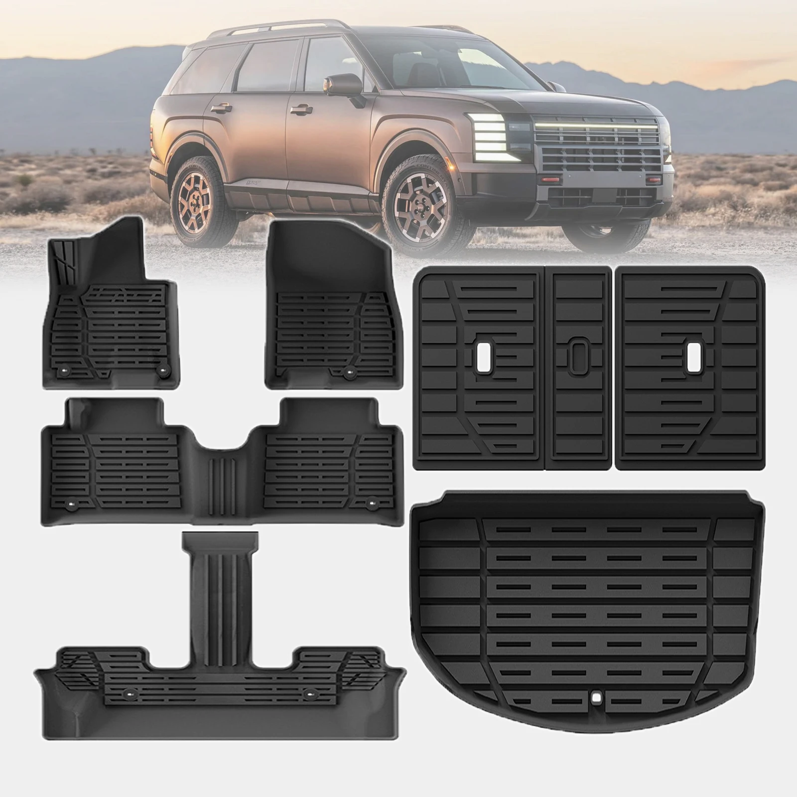 for Hyundai Palisade 2026+ 7Seats LHD/RHD Dustproof Non-Slip TPE Car Floor Mats Accessories
for Hyundai Palisade 2026+ 7Seats LHD/RHD Dustproof Non-Slip TPE Car Floor Mats Accessories